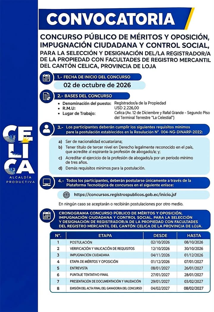 Alcaldía de Celica 